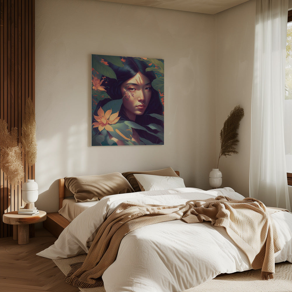 De sluier van de natuur | Canvas