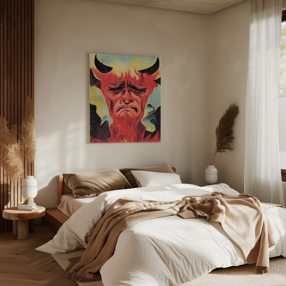 Vlammen van spijt | Canvas