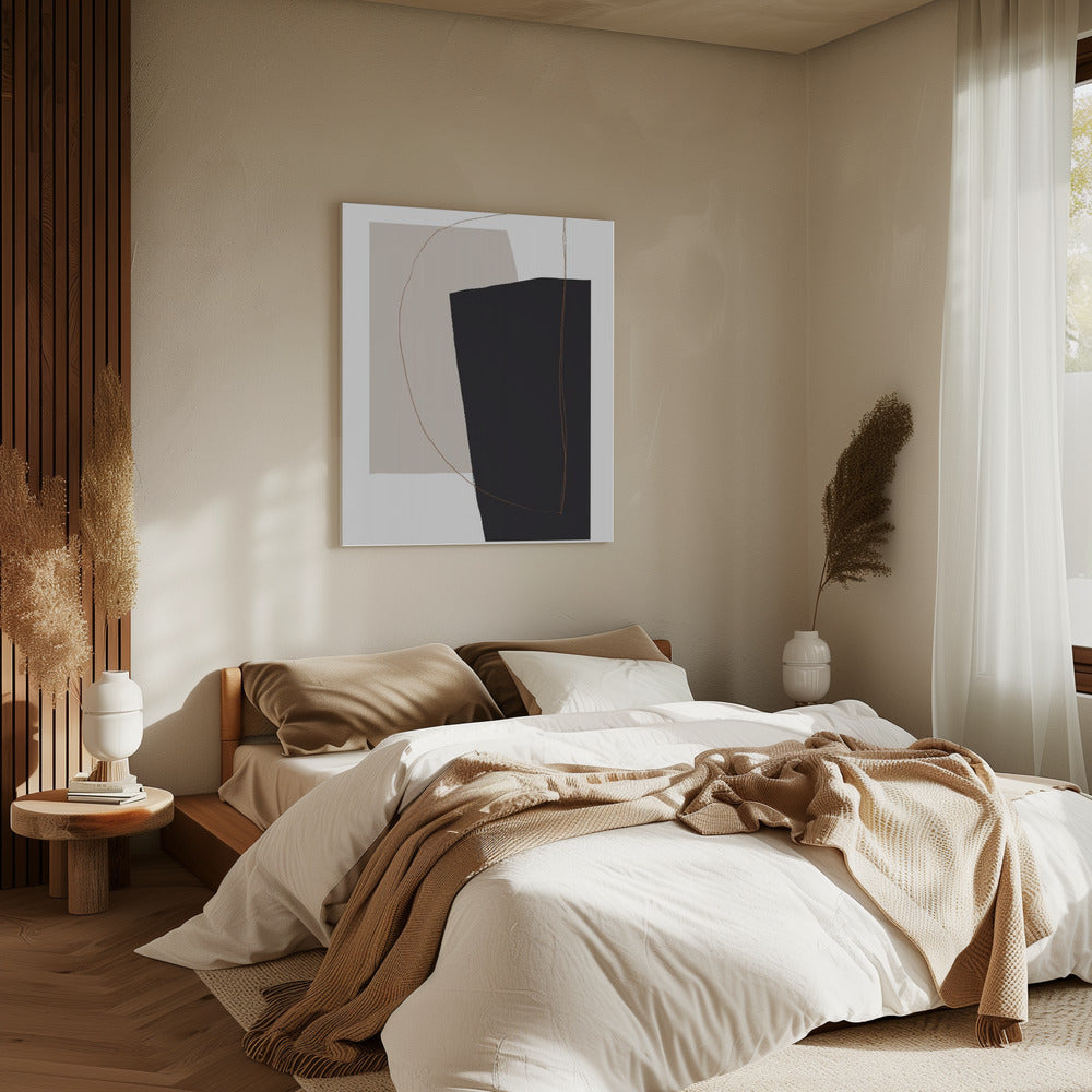 Geometrische stroom | Canvas