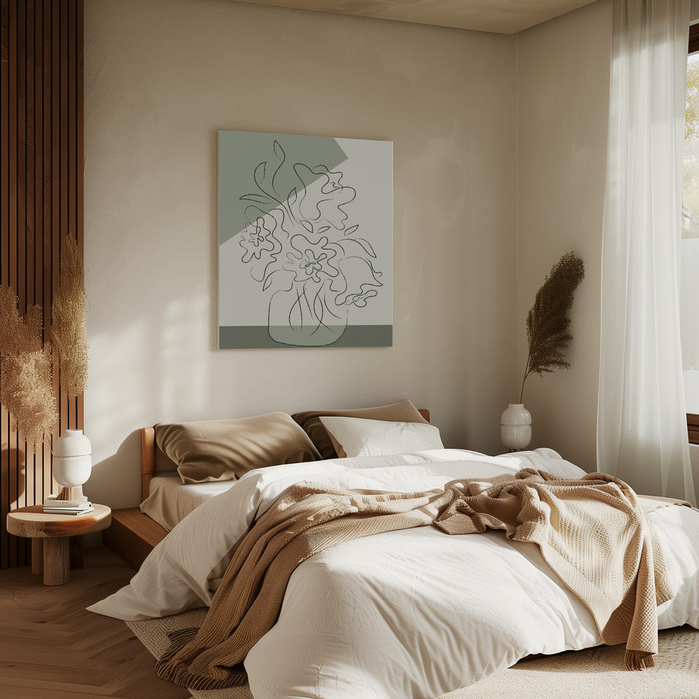Flower Green | Canvas