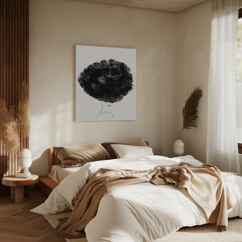 Groene Lippen | Canvas