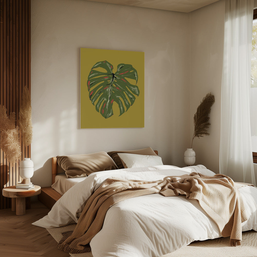 Monstera Bladgroen | Canvas