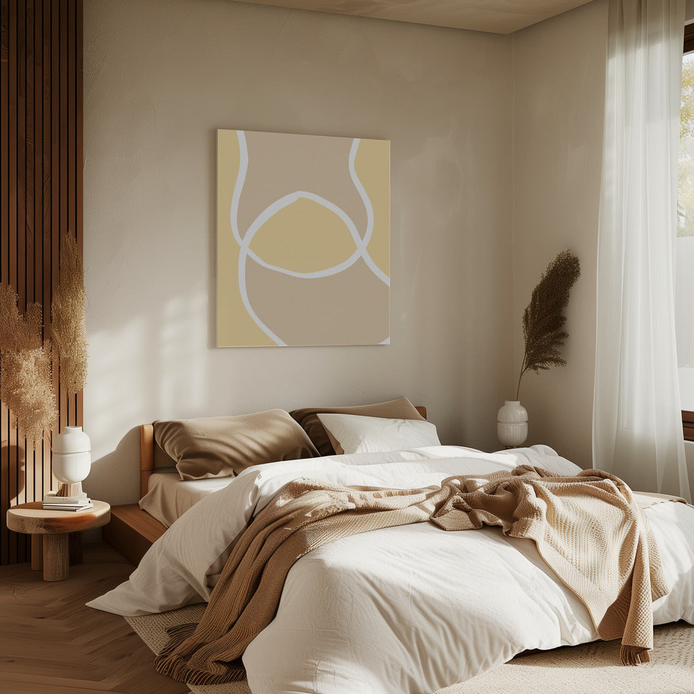 Vorm 12 Geel | Canvas