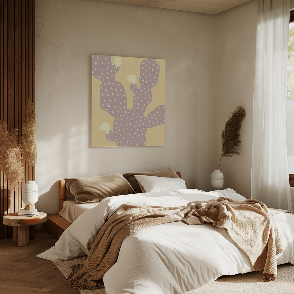 Cactus Geel | Canvas