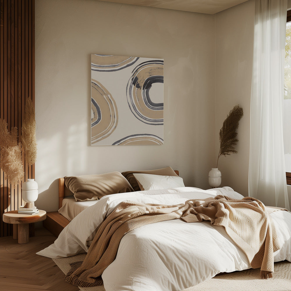 Abstracte cirkels | Canvas