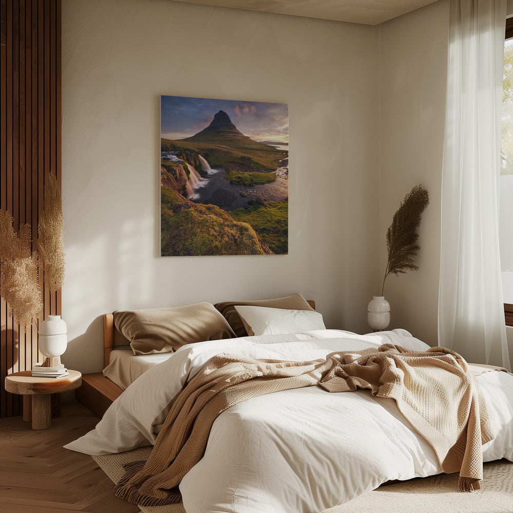 Good Morning Iceland vertical | Canvas