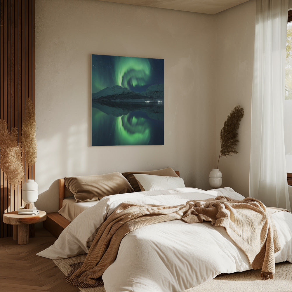 Reflecterende Fee verticaal | Canvas