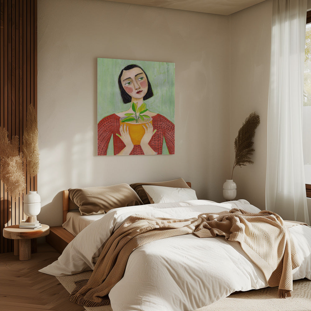 Plantenmoeder | Canvas
