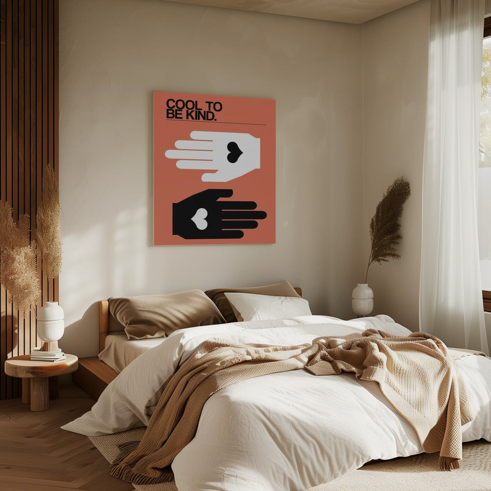Cool To Be Kind Zalm | Canvas