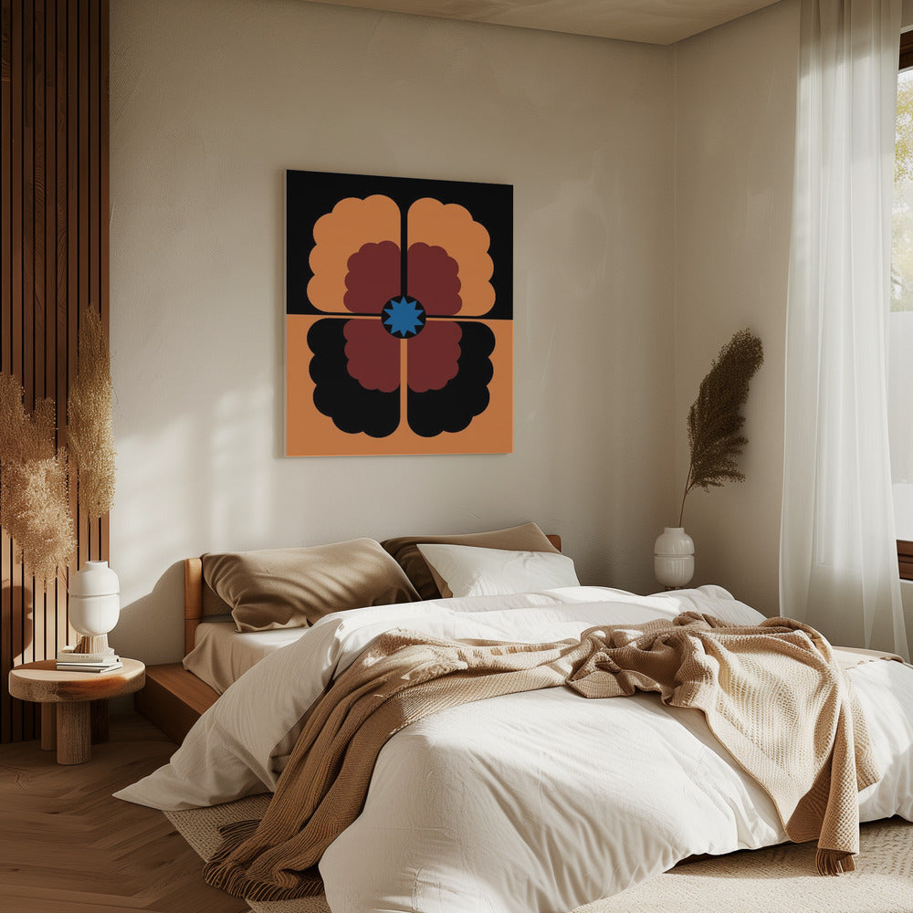 Viooltje 1970 | Canvas