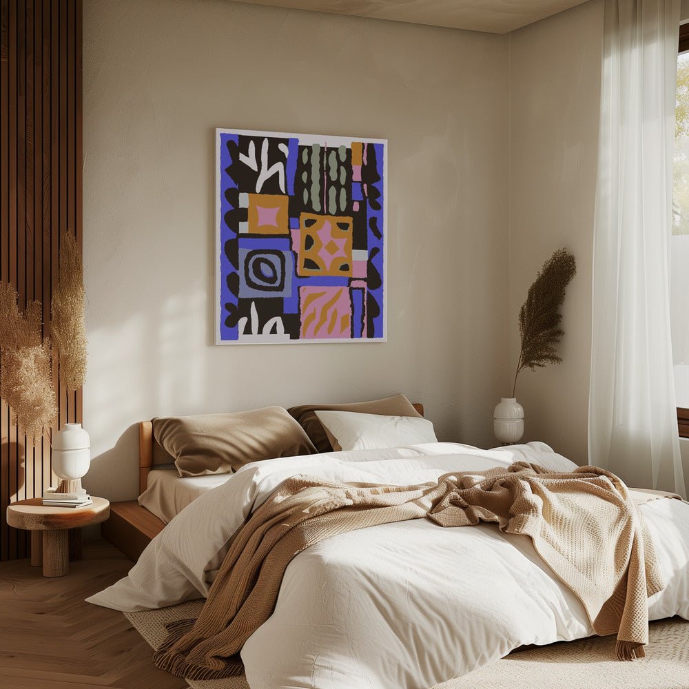 Kleurrijke geometrie | Canvas