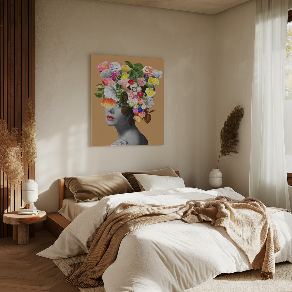 Floral portrait | Canvas