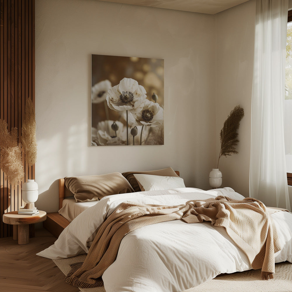 Fluisterende bloemen | Canvas