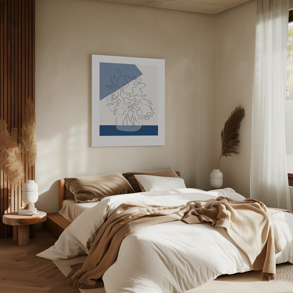 Tres Chic Bleu | Canvas