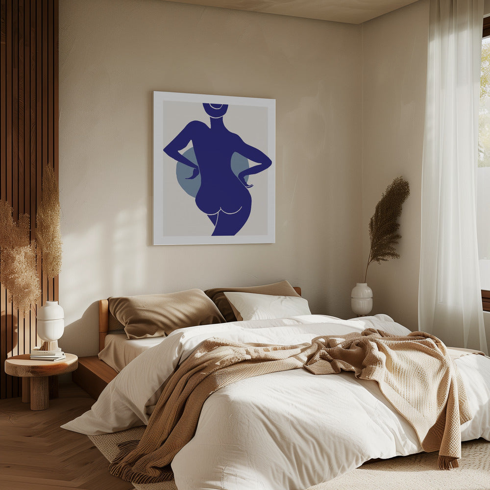 Vrouw Blauw | Canvas