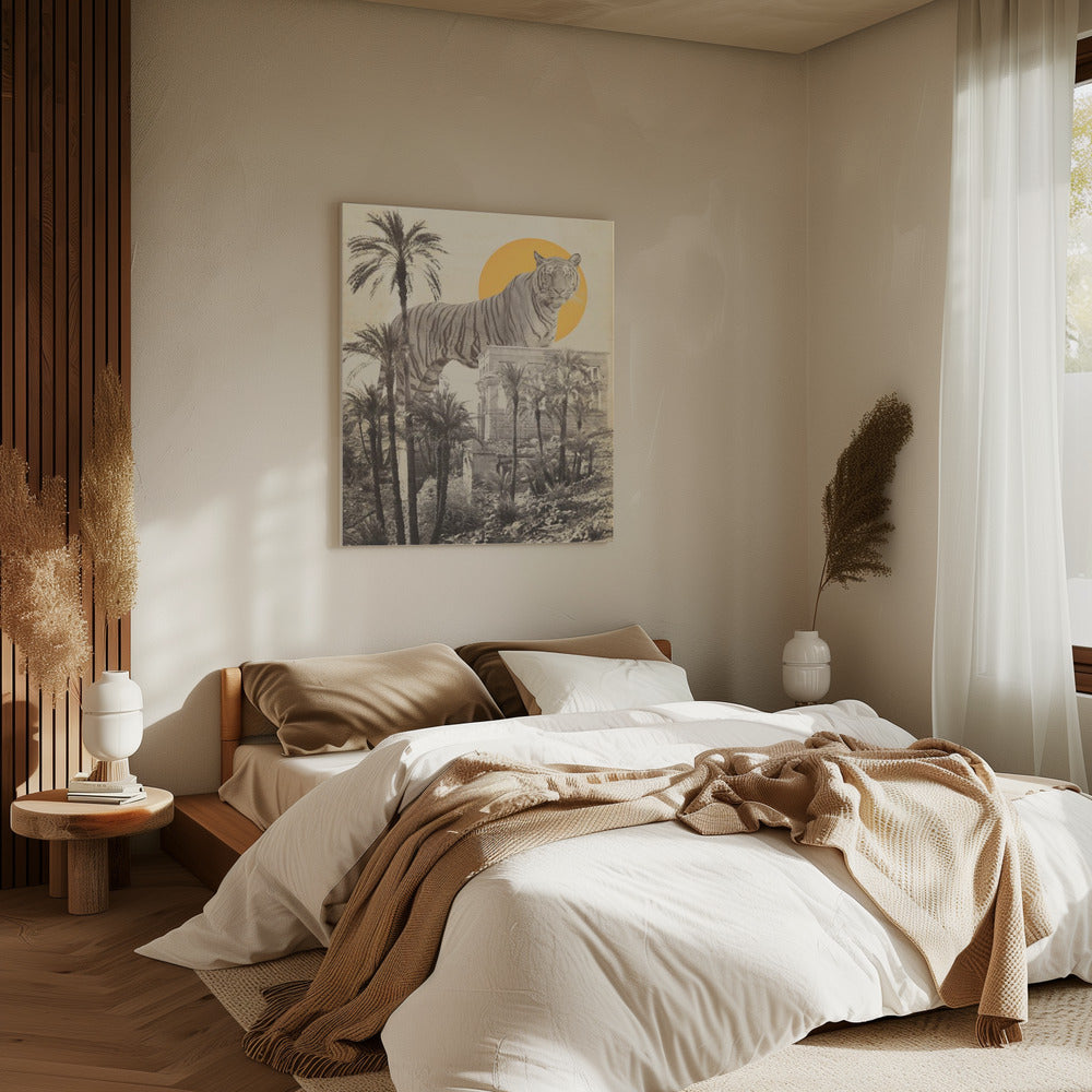 Reuzentijger in puin | Canvas