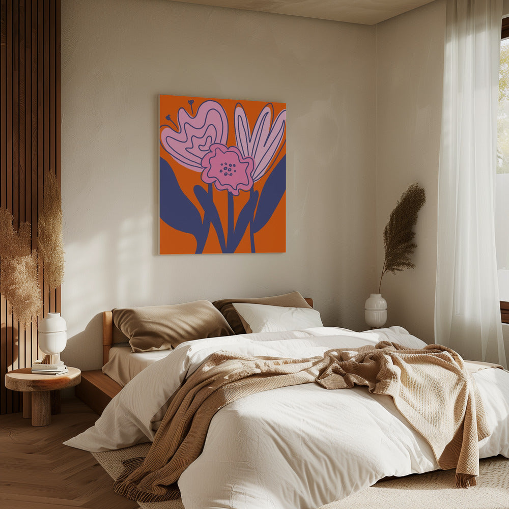 Gedurfde bloemenelegantie | Canvas