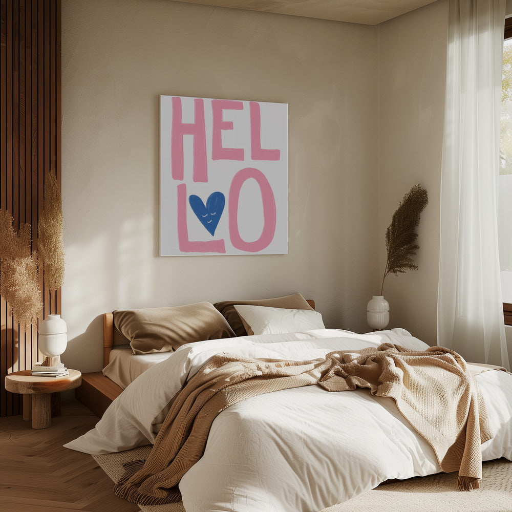 Vriendelijke hartslag | Canvas