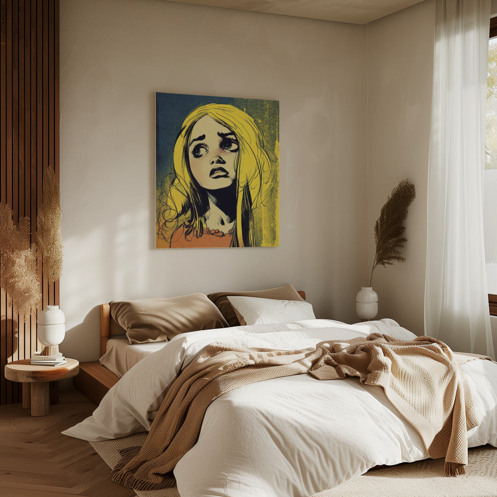 Verloren in gedachten | Canvas