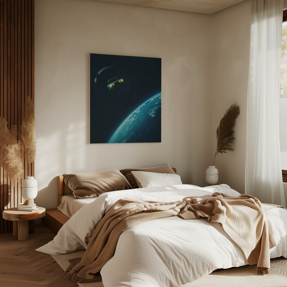 Roadtrip in de ruimte | Canvas