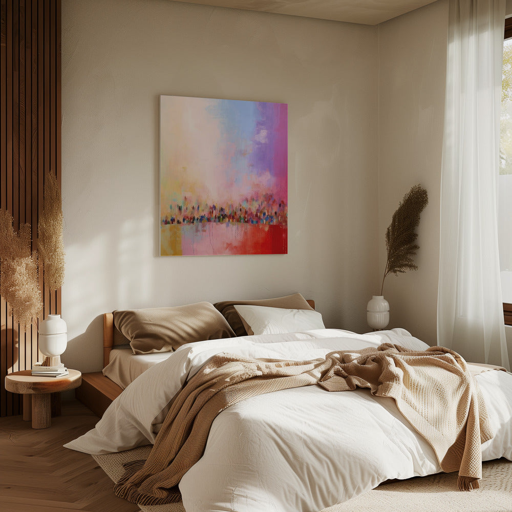 Kleurrijke Haze | Canvas