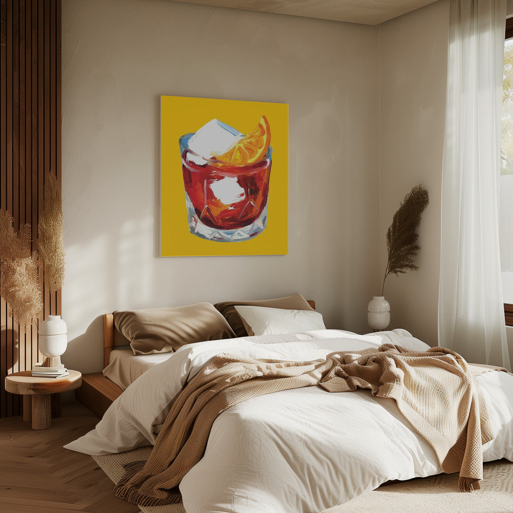 Negroni op zonneschijn | Canvas