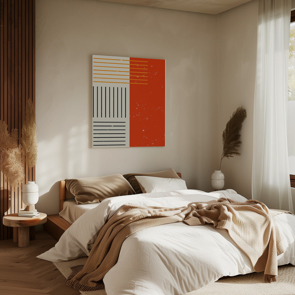 Levendige Minimal Serie #4 | Canvas