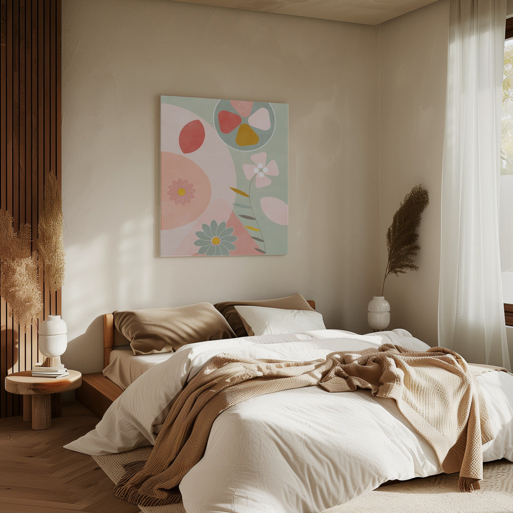 Vriendelijke kleuren 3 | Canvas