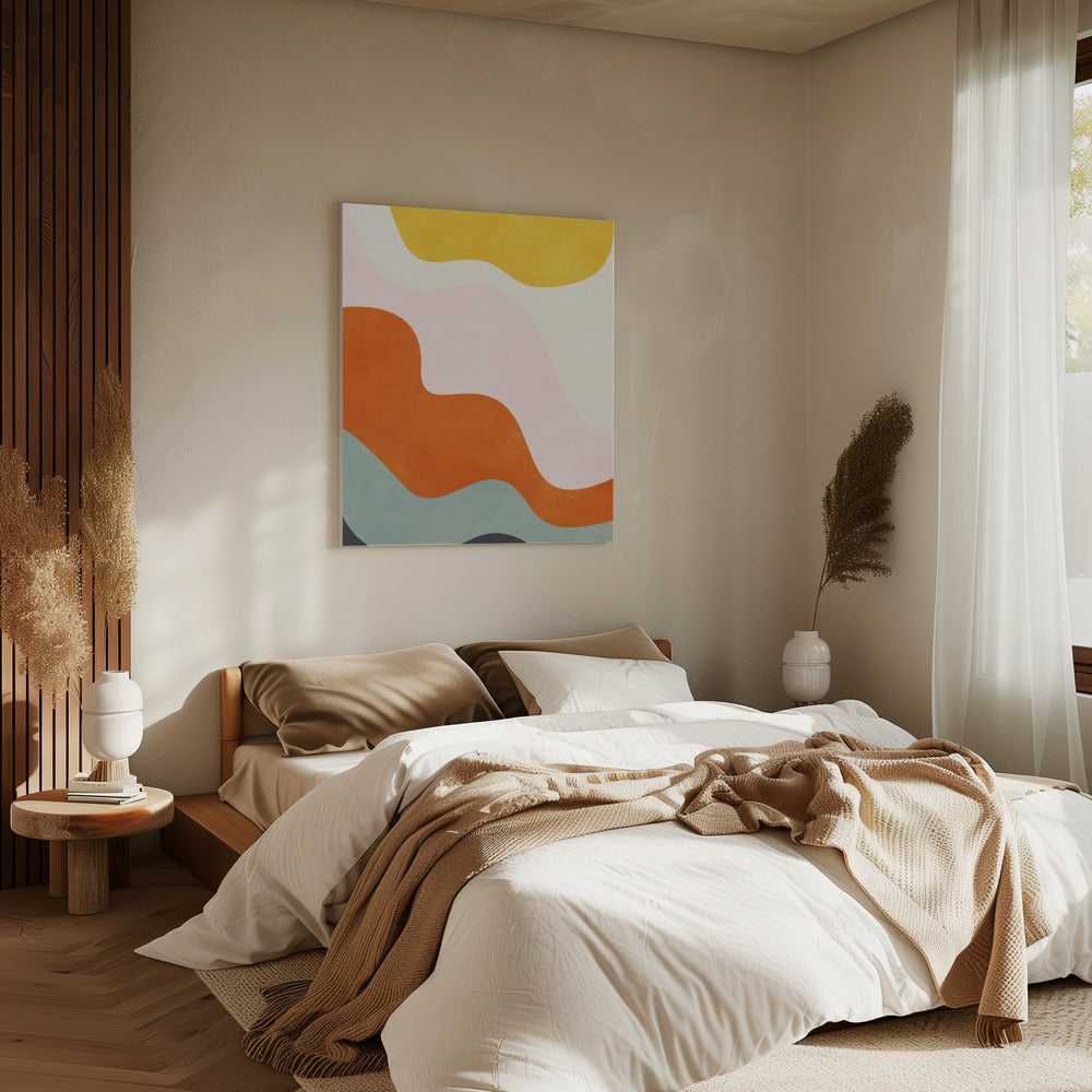 Vriendelijke kleuren3 | Canvas