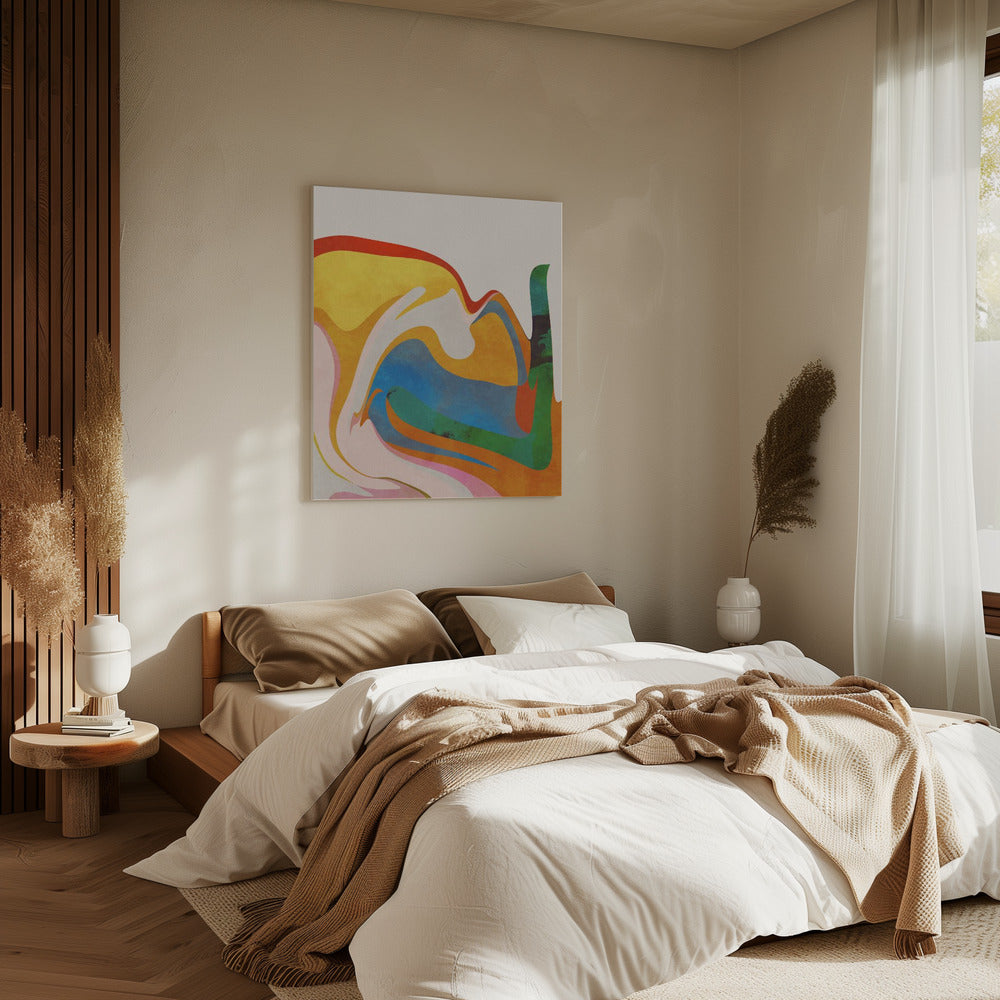 Organisch Bauhaus Waved | Canvas