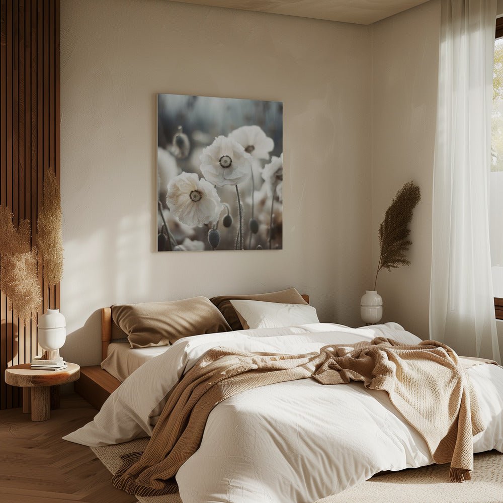 Gefluister van klaprozen | Canvas