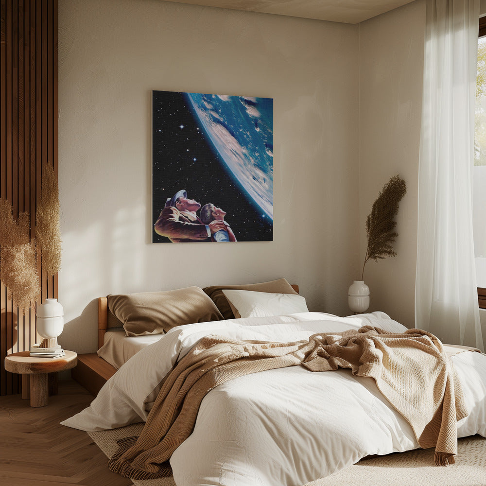 Vader en zoon | Canvas