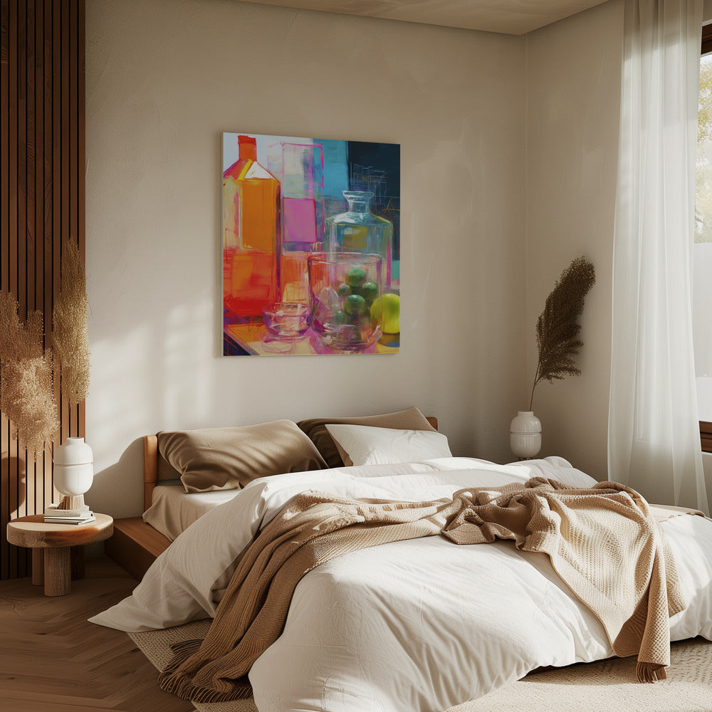 Levendige reflecties | Canvas
