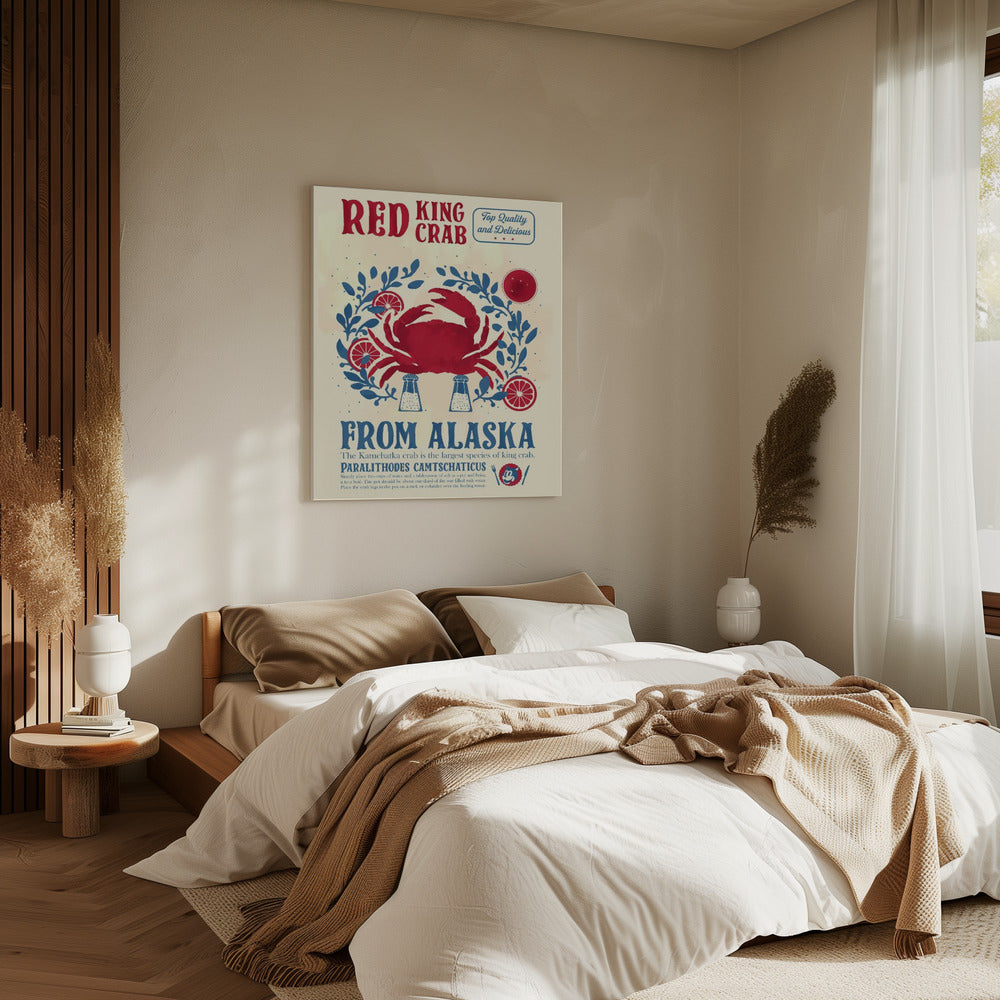 Krab keuken print | Canvas