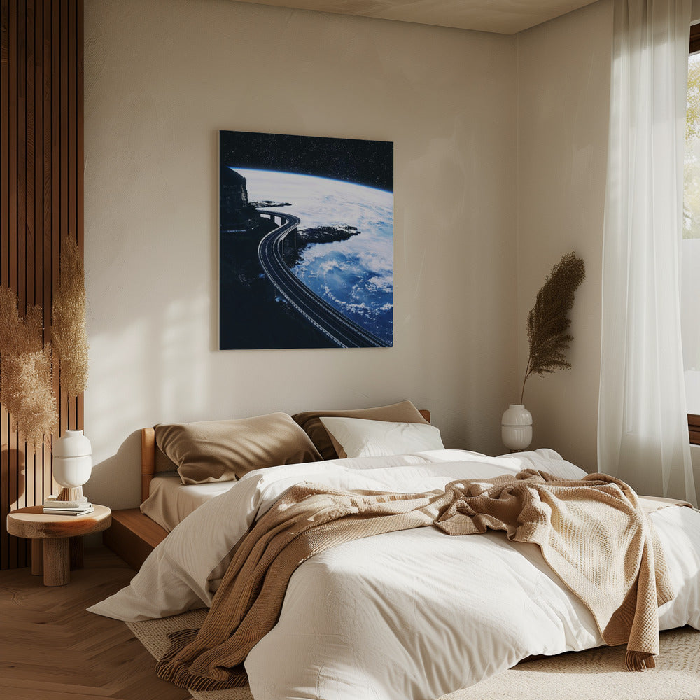 Weg naar oneindigheid | Canvas