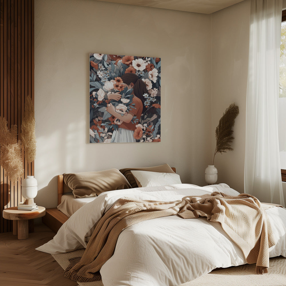 Bloemenomhelzing | Canvas