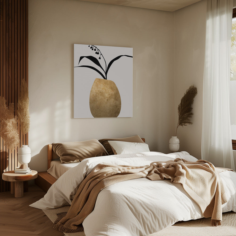 Water Lilies Gold | Canvas