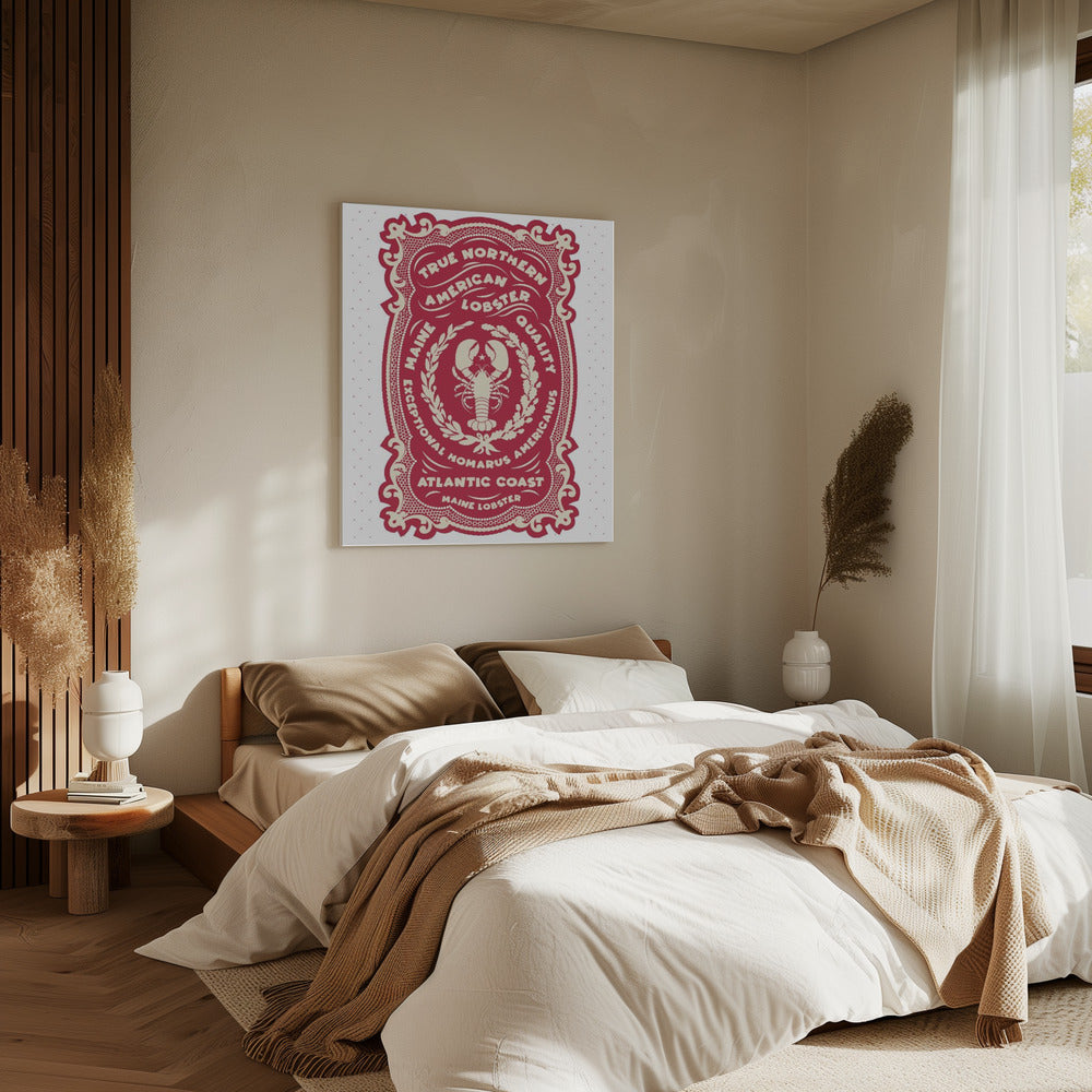 Rode Kreeft | Canvas