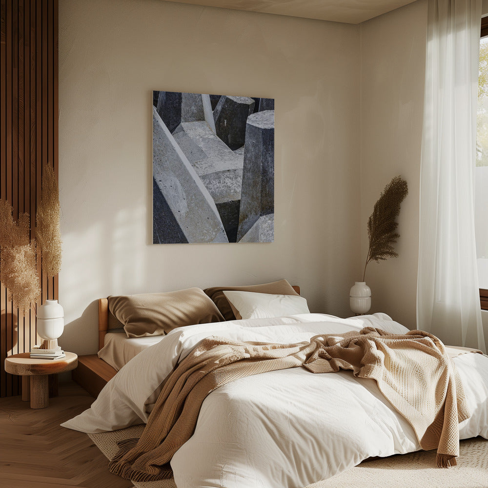 Concrete Forms Maze | Canvas