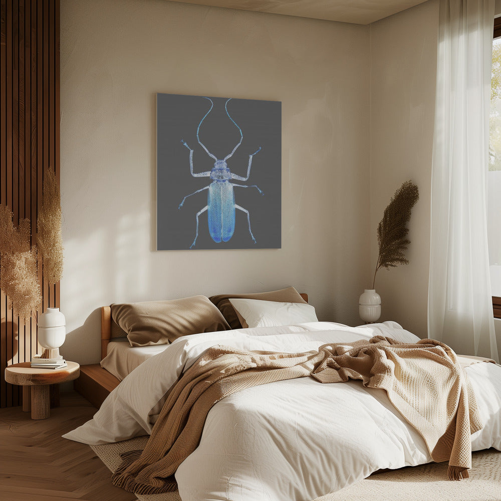 Neon Kever Elegantie | Canvas