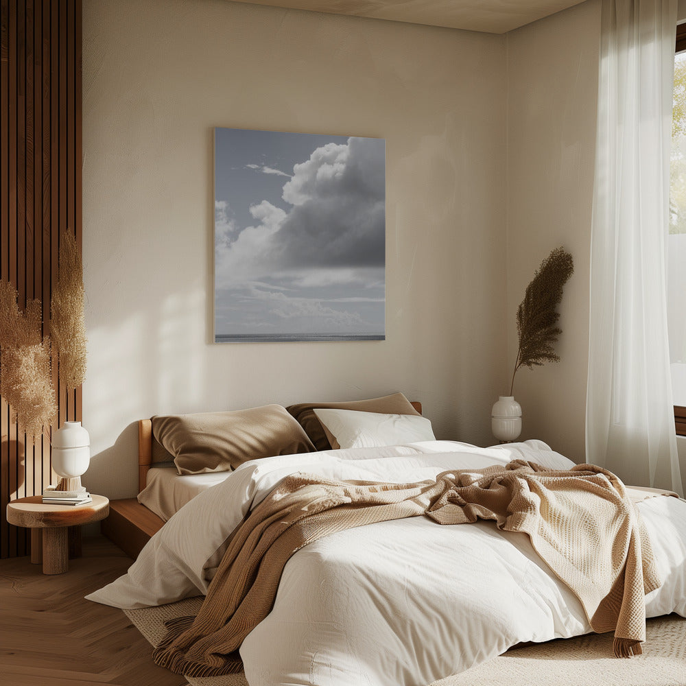 Bewolkte horizonten | Canvas
