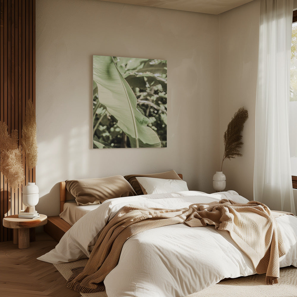 Smaragdgroen luifel | Canvas