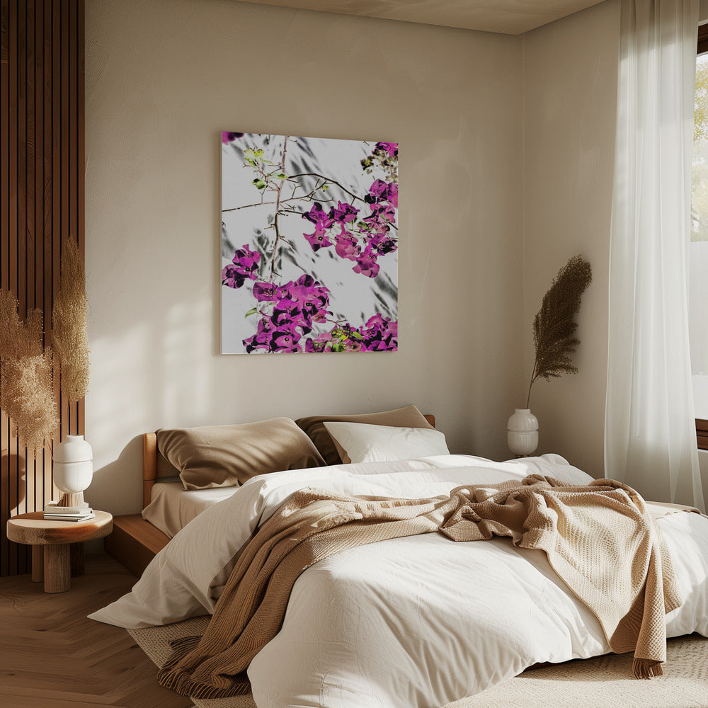 Levendige Bloemblaadjesdans | Canvas