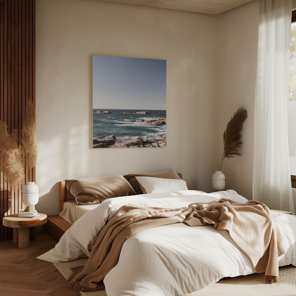 Rust aan de rotskust | Canvas