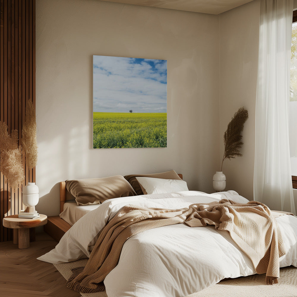 Eenzame boomhorizon | Canvas