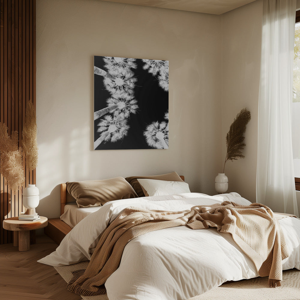 Omgekeerd palmlandschap | Canvas