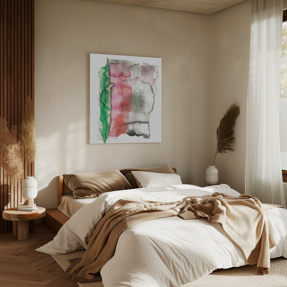 Abstract aquarelkunstwerk | Canvas