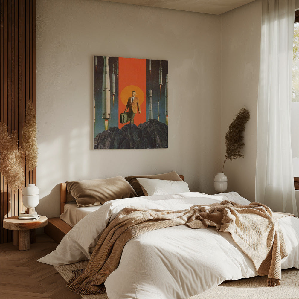 Het vertrek | Canvas