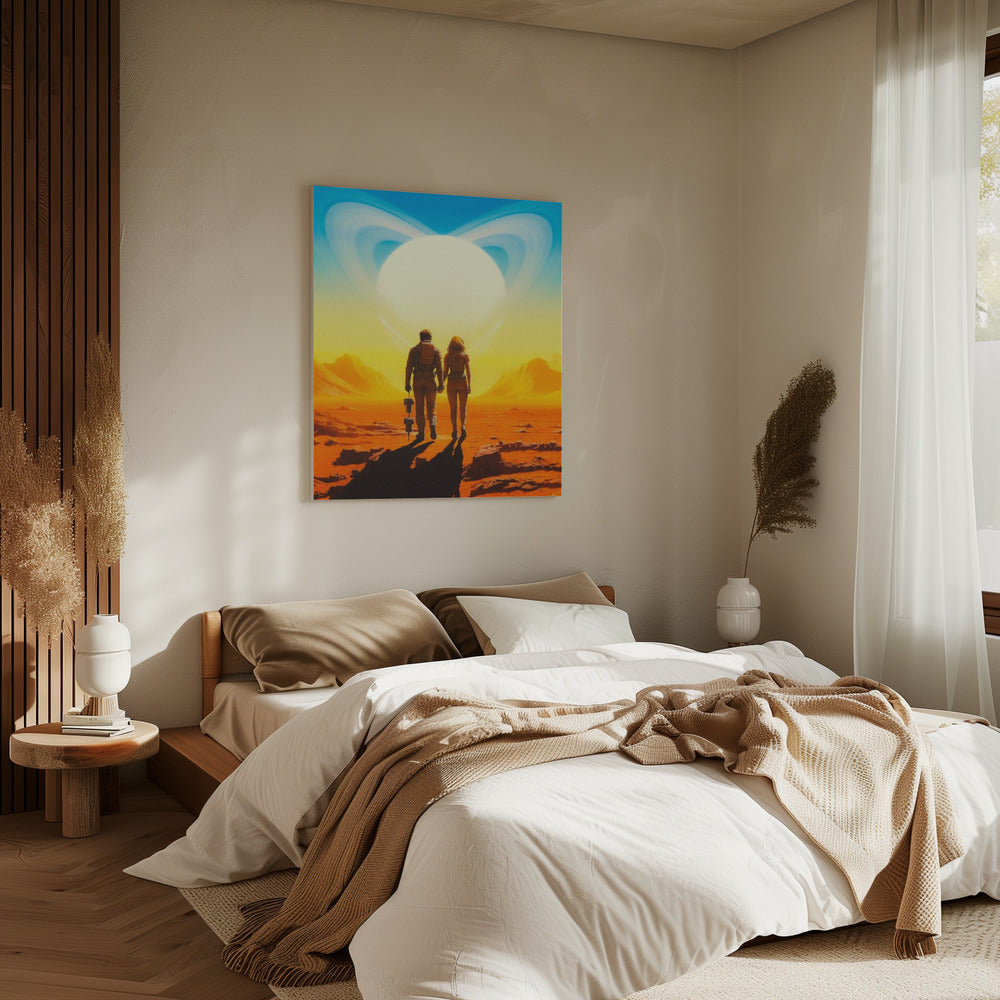Saturnus Liefde | Canvas