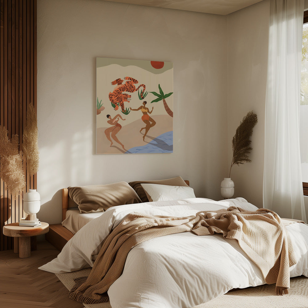 Dancing Tiger | Canvas